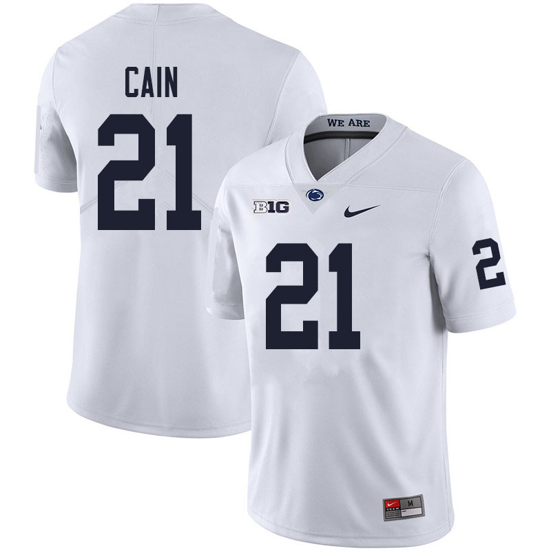 NCAA Nike Men's Penn State Nittany Lions Noah Cain #21 College Football Authentic White Stitched Jersey IYS7298SW